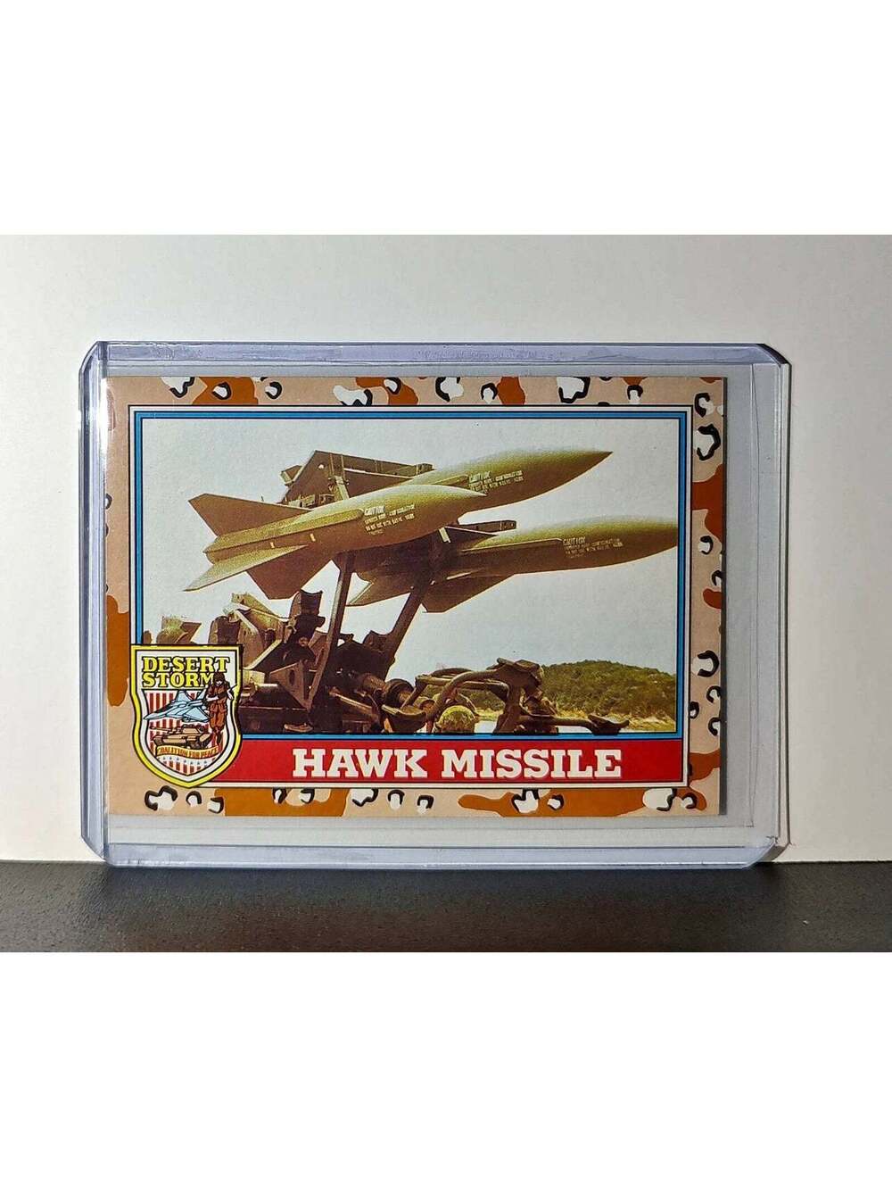HAWK Missile 1991 Topps Desert Storm #168 Card - Picture 1 of 10
